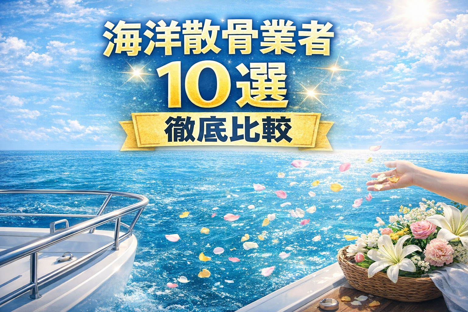 海洋散骨業者10選を徹底比較【2026年最新版】価格・サービス・評判・対応エリアまで完全ガイド