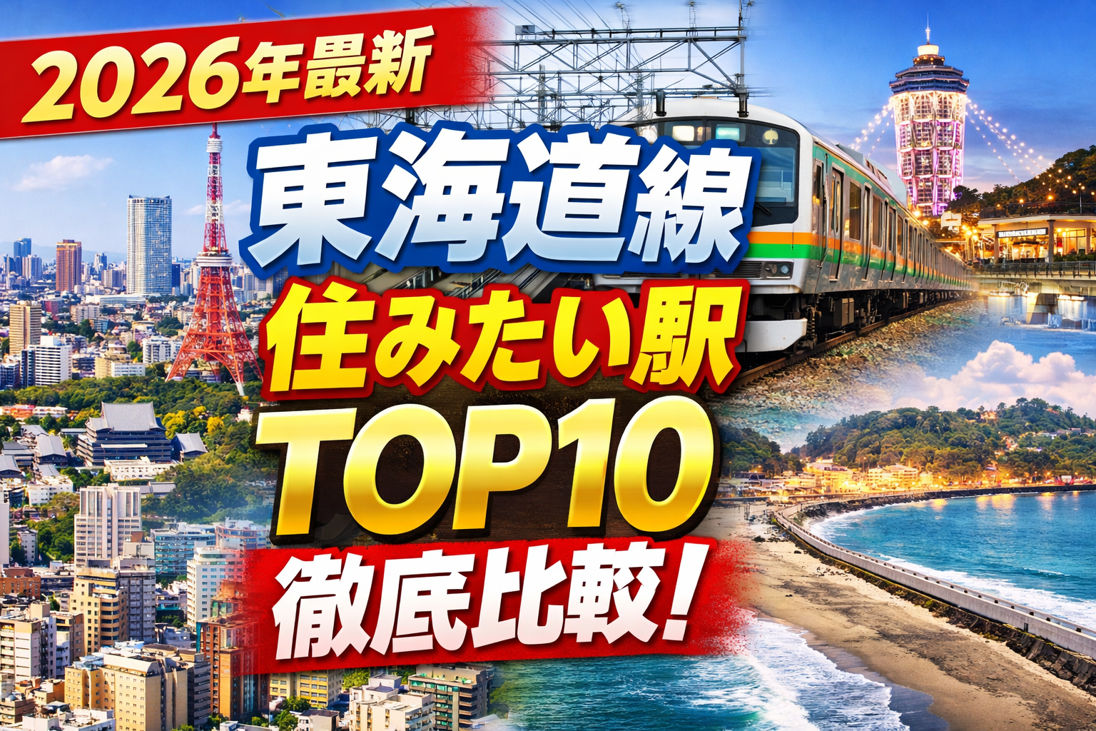 東海道線沿線住みたい駅ランキング10を徹底比較【2026年最新版】